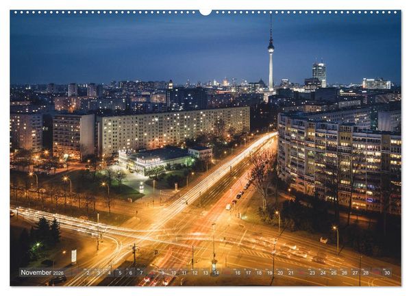 Produktbild: Berlin von oben (Wandkalender 2026 DIN A2 quer), CALVENDO Monatskalender