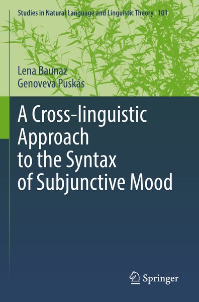 Produktbild: A Cross-linguistic Approach to the Syntax of Subjunctive Mood