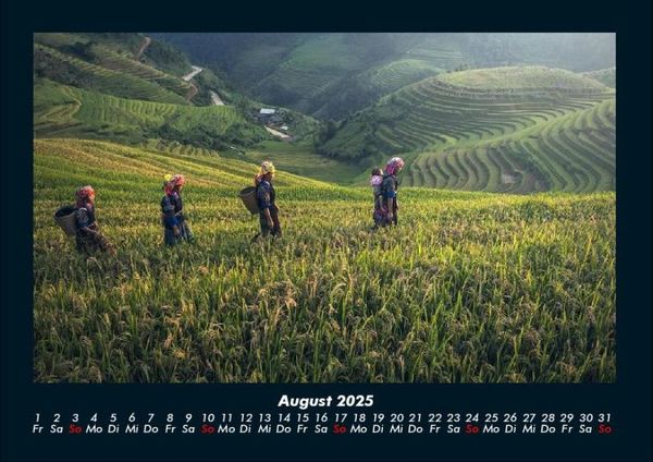 Produktbild: Landschaftskalender 2025 Fotokalender DIN A4
