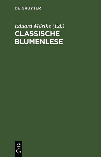 Produktbild: Classische Blumenlese