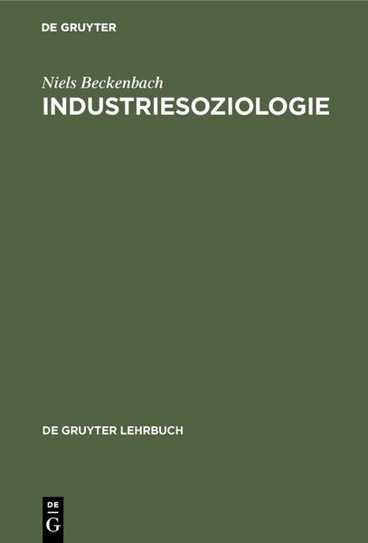 Produktbild: Industriesoziologie