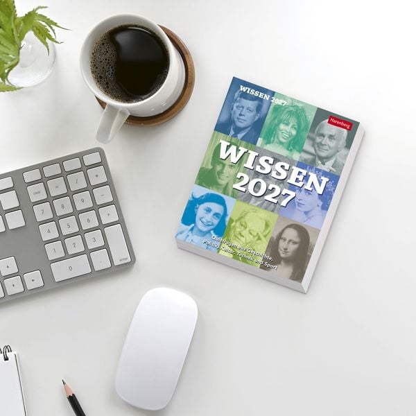 Produktbild: Wissen Tagesabrei&szlig;kalender 2027 - Quizfragen aus Geschichte, Politik, Kultur, Technik und Sport