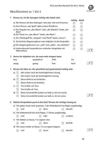 Produktbild: Fit in Test und Klassenarbeit &ndash; Deutsch 5./6. Klasse Gymnasium