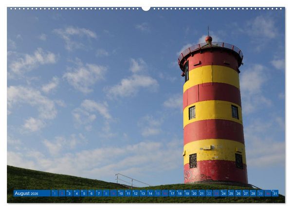 Produktbild: Die Krummh&ouml;rn Gemeinde in Ostfriesland (Wandkalender 2026 DIN A2 quer), CALVENDO Monatskalender