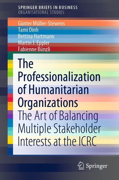 Produktbild: The Professionalization of Humanitarian Organizations