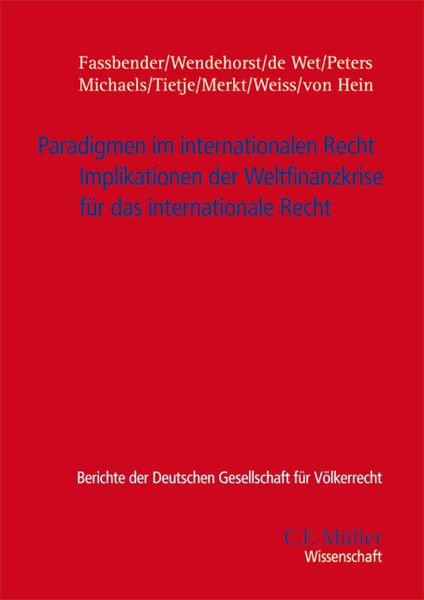 Produktbild: Paradigmen im internationalen Recht