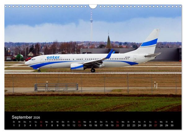 Produktbild: Giganten der L&uuml;fte am Airport Stuttgart (Wandkalender 2026 DIN A3 quer), CALVENDO Monatskalender