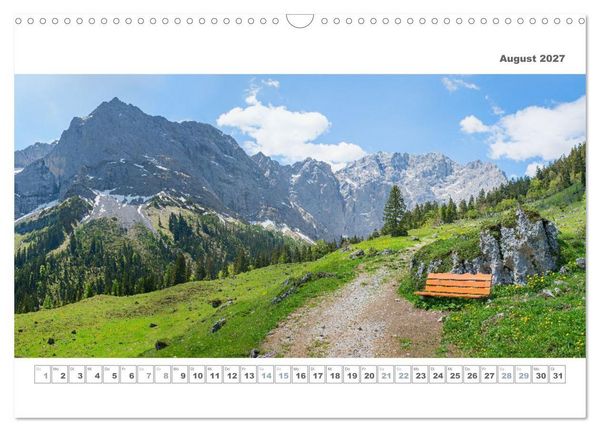 Produktbild: Ab in die Berge - Aussichtspl&auml;tze in den M&uuml;nchner Hausbergen (Wandkalender 2027 DIN A3 quer), CALVENDO Monatskalender