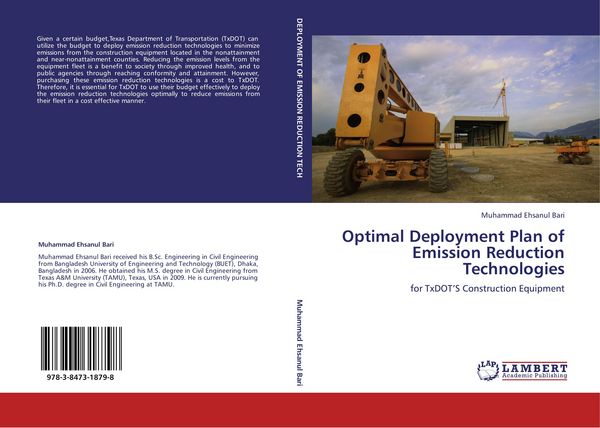 Produktbild: Optimal Deployment Plan of Emission Reduction Technologies