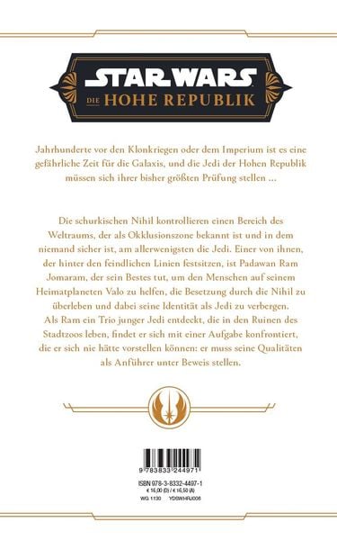 Produktbild: Star Wars Jugendroman: Die Hohe Republik - Flucht von Valo