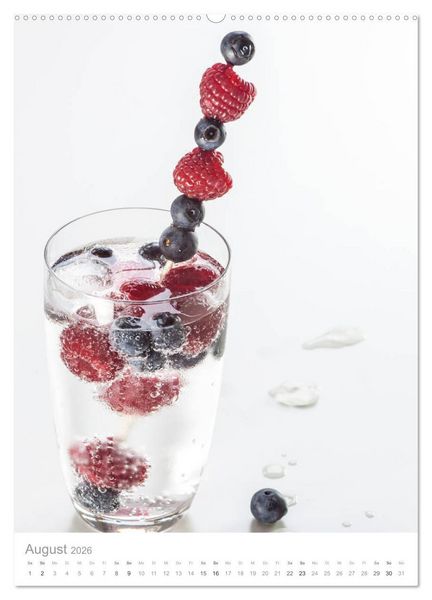 Produktbild: Erfrischendes Vitaminwasser (hochwertiger Premium Wandkalender 2026 DIN A2 hoch), Kunstdruck in Hochglanz