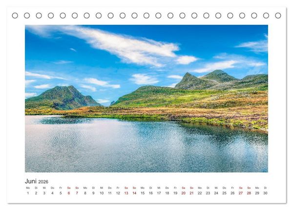 Produktbild: Schottland - Magische Landschaften der Highlands (Tischkalender 2026 DIN A5 quer), CALVENDO Monatskalender