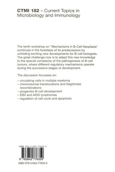 Produktbild: Mechanisms in B-Cell Neoplasia 1992