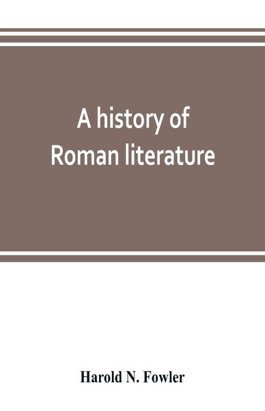 Produktbild: A history of Roman literature