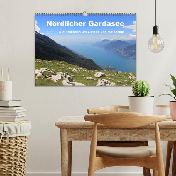 Produktbild: N&ouml;rdlicher Gardasee - Die Regionen um Limone und Malcesine (Wandkalender 2026 DIN A3 quer), CALVENDO Monatskalender