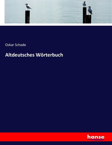 Produktbild: Altdeutsches W&ouml;rterbuch