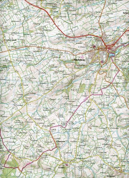 Produktbild: Tinchebray-Bocage / Sourdeval 1:25 000