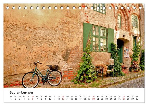 Produktbild: Velomantisch - Radimpressionen (Tischkalender 2026 DIN A5 quer), CALVENDO Monatskalender