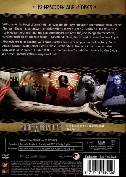 Produktbild: American Horror Story - Staffel 5 [4 DVDs]