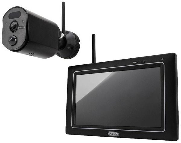 ABUS EasyLook BasicSet PPDF17000 Funk-Überwachungskamera-Set 4-Kanal mit 1 Kamera 2304 x 1296 Pixel 2.4 GHz