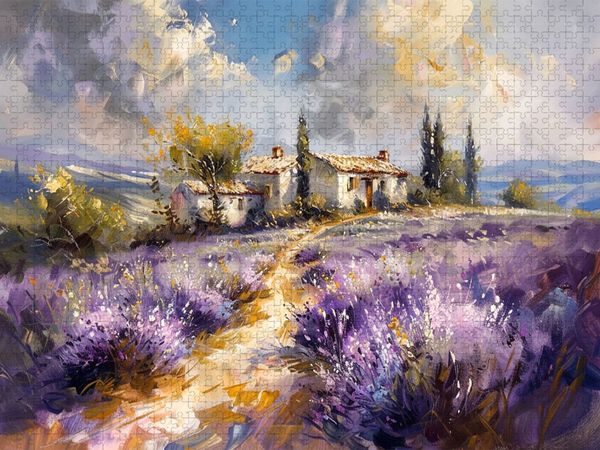 Produktbild: CALVENDO Puzzle Lila Traum | 1000 Teile Lege-Gr&ouml;&szlig;e 64x48cm Foto-Puzzle f&uuml;r gl&uuml;ckliche Stunden