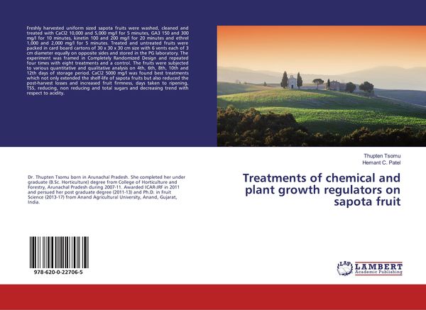 Produktbild: Treatments of chemical and plant growth regulators on sapota fruit