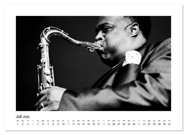 Produktbild: Jazztime (Wandkalender 2026 DIN A3 quer), CALVENDO Monatskalender