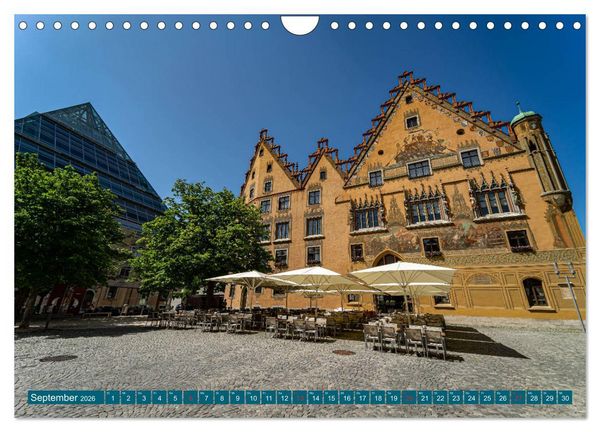 Produktbild: Quer durch Ulm (Wandkalender 2026 DIN A4 quer), CALVENDO Monatskalender