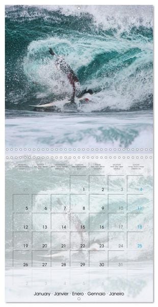 Produktbild: Surfing Passion (Wall Calendar 2026 12 &times; 12 Inch) CALVENDO 12 Month Wall Calendar