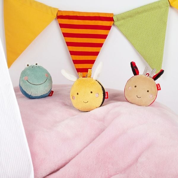 Produktbild: sigikid 42901 - Baby Aktiv Spielball Marienk&auml;fer, Pl&uuml;sch 9 cm, Babyspielzeug
