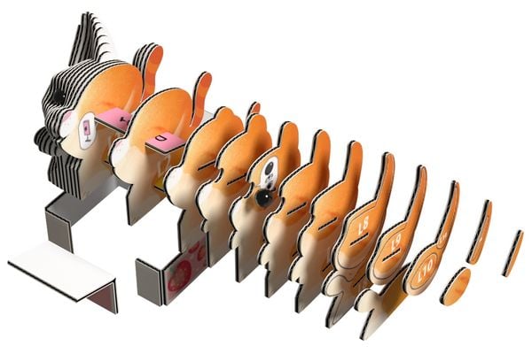 Produktbild: EUGY - 3D Bastelset Perserkatze Pumpkin