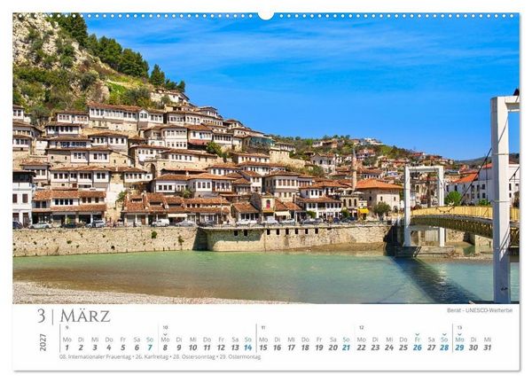 Produktbild: Albanien - wild, authentisch, abenteuerlich (hochwertiger Premium Wandkalender 2027 DIN A2 quer), Kunstdruck in Hochglanz