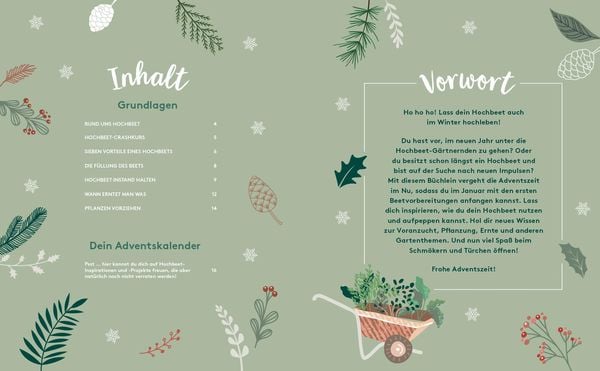 Produktbild: Mein Adventskalender-Buch &ndash; Ho, Ho, Hochbeetliebe