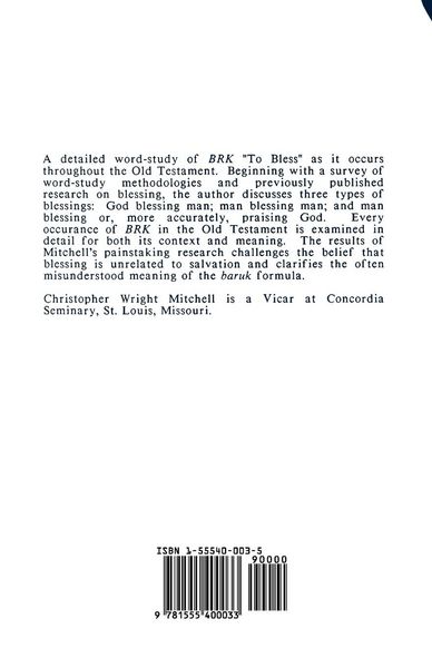 Produktbild: The Meaning of BRK "To Bless" in the Old Testament