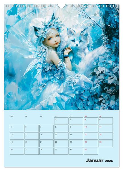 Produktbild: Elfenkinder der Natur - Niedlicher Termin-Planer f&uuml;r das Jahr (Wandkalender 2026 DIN A3 hoch), CALVENDO Monatskalender