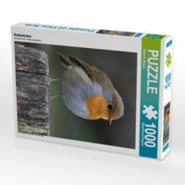 CALVENDO Puzzle Rotkehlchen 1000 Teile Lege-Größe 48 x 64 cm Foto-Puzzle Bild von Dieter-M. Wilczek