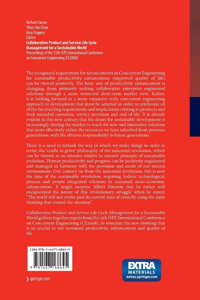 Produktbild: Collaborative Product and Service Life Cycle Management for a Sustainable World