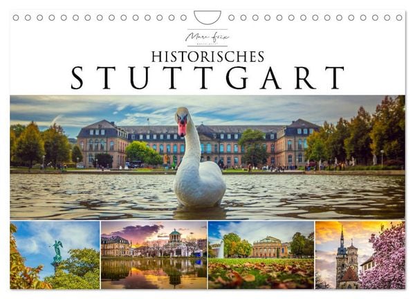 Produktbild: Historisches Stuttgart 2026 (Wandkalender 2026 DIN A4 quer), CALVENDO Monatskalender