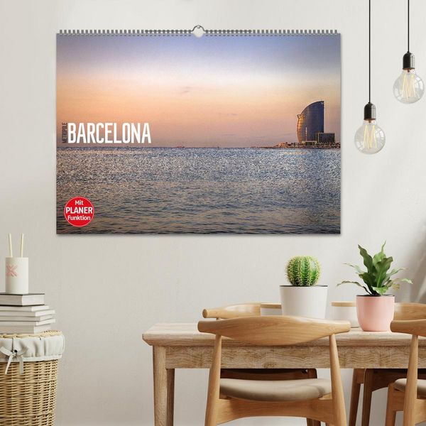 Produktbild: Metropole Barcelona (Wandkalender 2026 DIN A2 quer), CALVENDO Monatskalender