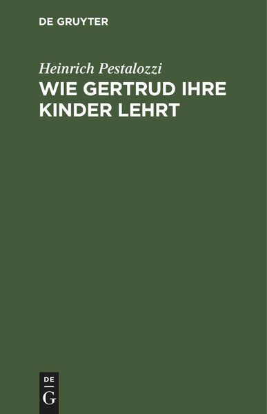 Produktbild: Wie Gertrud ihre Kinder lehrt