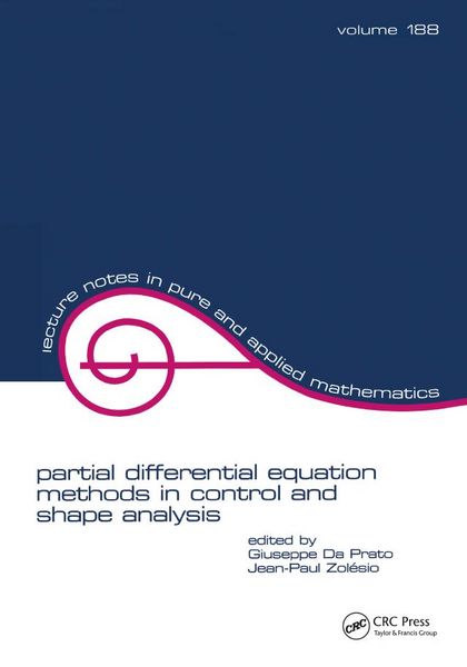 Produktbild: Partial differential equation methods in control and shape analysis