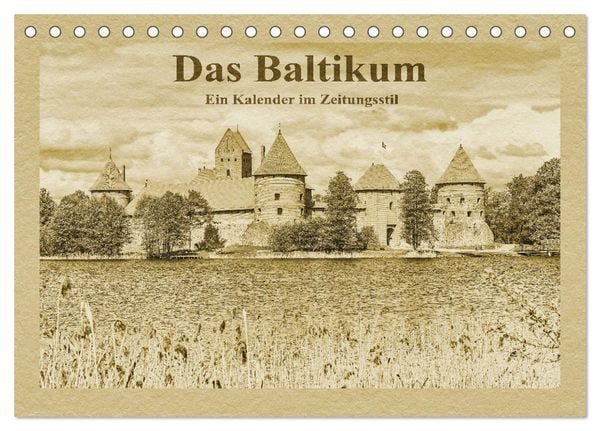 Produktbild: Das Baltikum - Ein Kalender im Zeitungsstil (Tischkalender 2026 DIN A5 quer), CALVENDO Monatskalender