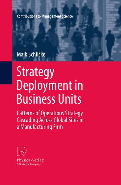 Produktbild: Strategy Deployment in Business Units