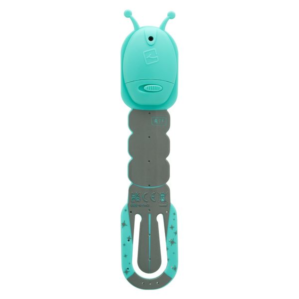 Produktbild: Flexilight Pals Leselicht (Aliens) - blau - 2 in 1 Leselampe & Lesezeichen - LED Leselicht - Geschenk für Leser, Buchliebhaber - Deutsche Ausgabe