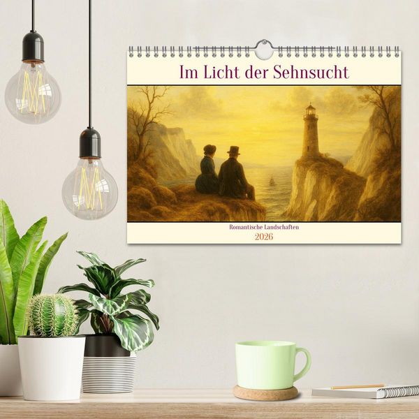 Produktbild: Im Licht der Sehnsucht - Romantische Landschaften (Wandkalender 2026 DIN A4 quer), CALVENDO Monatskalender