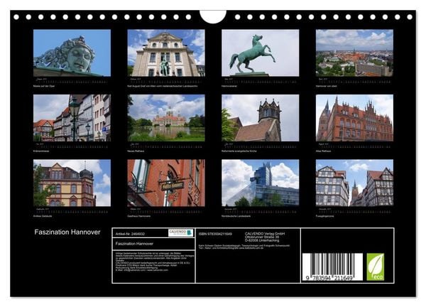 Produktbild: Faszination Hannover (Wandkalender 2027 DIN A4 quer), CALVENDO Monatskalender