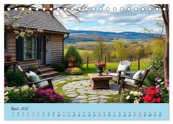 Produktbild: Zwischen H&uuml;geln und Tr&auml;umen &ndash; magische Orte, an denen die Zeit stillsteht (Tischkalender 2026 DIN A5 quer), CALVENDO Monatskalender