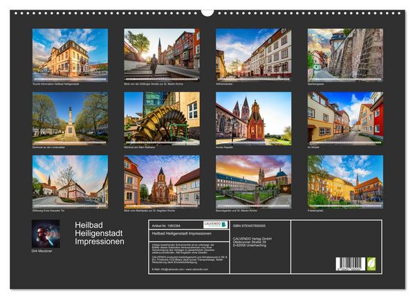 Produktbild: Heilbad Heiligenstadt Impressionen (Wandkalender 2026 DIN A2 quer), CALVENDO Monatskalender