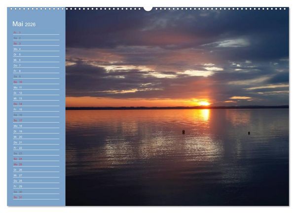 Produktbild: Am sch&ouml;nen Chiemsee (Wandkalender 2026 DIN A2 quer), CALVENDO Monatskalender