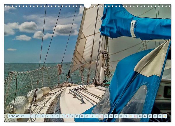 Produktbild: Segelyacht - Freiheit und Abenteuer (Wandkalender 2026 DIN A3 quer), CALVENDO Monatskalender